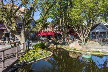 Ana cadde Gramado Rio Grande dağlarında mı Sul devlet, Güney Brezilya