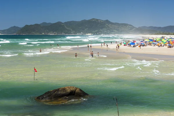 Playa Guarda Embau Río Madre Estado Santa Catarina Sur Brasil — Foto de Stock