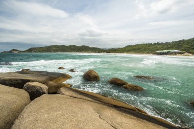 Köstebek Beach Florianopolis Adası, Santa Catarina State, Güney Brezilya