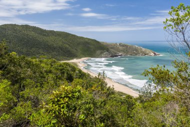 Lagoinha mı Leste Beach Florianopolis, Santa Catarina Adası, Güney Brezilya
