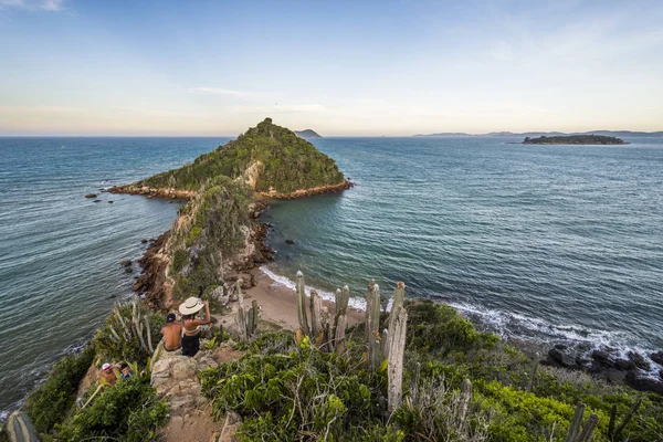 Vista Océano Atlántico Desde Ponta Pai Vitorio Rasa Beach Armacao — Foto de Stock