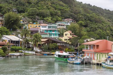 Florianopolis, Santa Catarina Adası, Güney Brezilya bölgesinde Barra da Lagoa