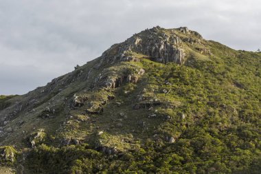 Pico da Coroa, Lagoinha do Leste Plajı, Florianopolis, Santa Catarina Adası, Güney Brezilya