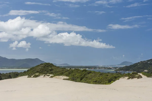ホアキーナ ビーチ フロリアノ ポリス サンタカタリーナ島 南ブラジルの砂丘 — ストック写真