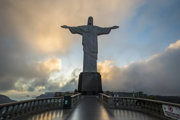 Brasil Río Janeiro Enero 2018 Vista Cristo Redentor Cristo Redentor — Foto de Stock