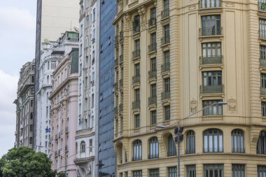 Cinelandia Meydanı ' nda şehir Rio de Janeiro, Brezilya tarihi binalar