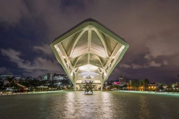 Vista Arquitetura Moderna Edifício Museu Amanha Museu Amanhã Praca Maua — Fotografia de Stock