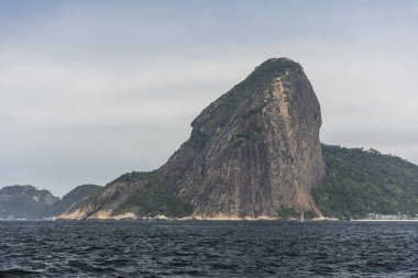Okyanustan dağlara ve Rio 'daki manzaraya güzel bir manzara. 