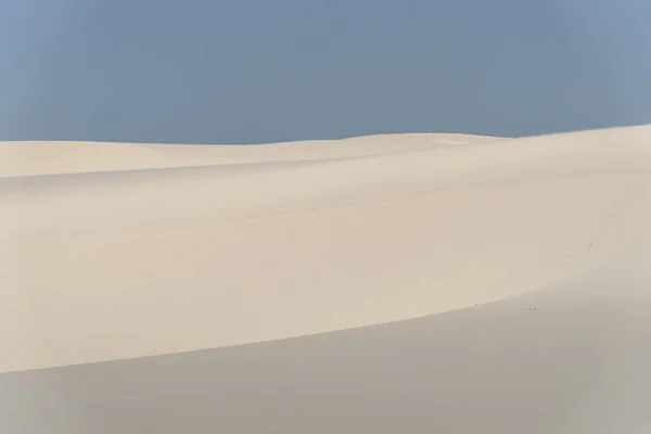 レニスの砂漠の白い砂丘への美しい景色 Maranhens Maranho ブラジル — ストック写真