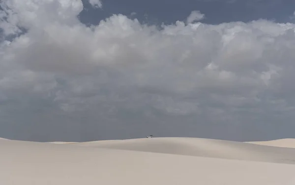 美しい砂漠の風景の砂丘の上に4 レニス マランヘンセス マラニョ ブラジル — ストック写真