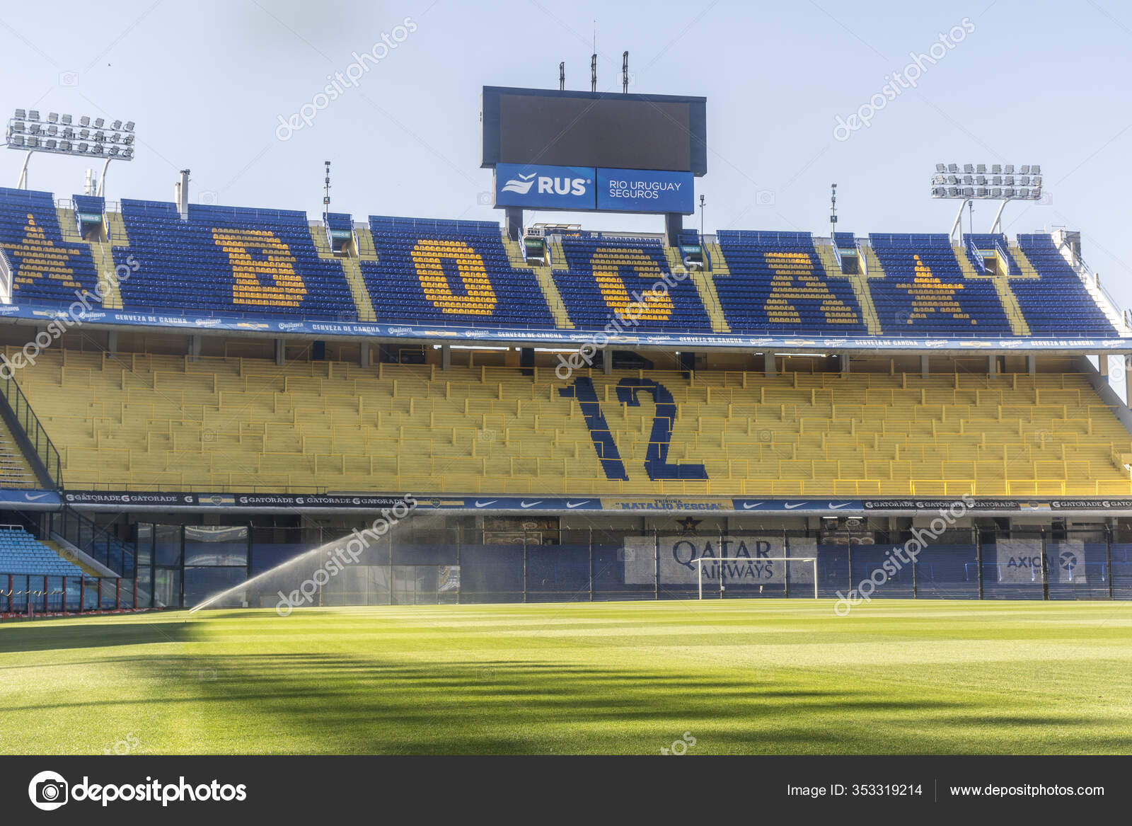 La Bombonera The Boca Juniors Stadium In Buenos Aires Stock Photo