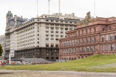 Casa Rosada (başkanlık ofisi) Plaza de Mayo, Buenos Aires şehir merkezi, Arjantin
