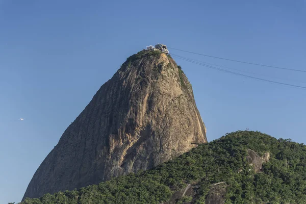 Beautiful view to Sugar Loaf Mountain with blue sky, Rio de Janeiro, Brazil
