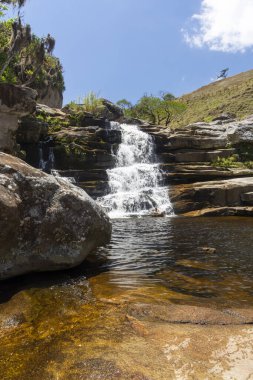 Tres Picos Eyalet Parkı, Rio de Janeiro, Brezilya 'daki güzel yağmur ormanı manzarası