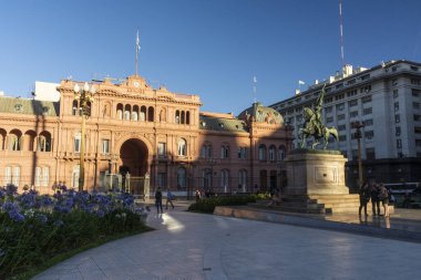 Casa Rosada (başkanlık ofisi) Plaza de Mayo, Buenos Aires şehir merkezi, Arjantin