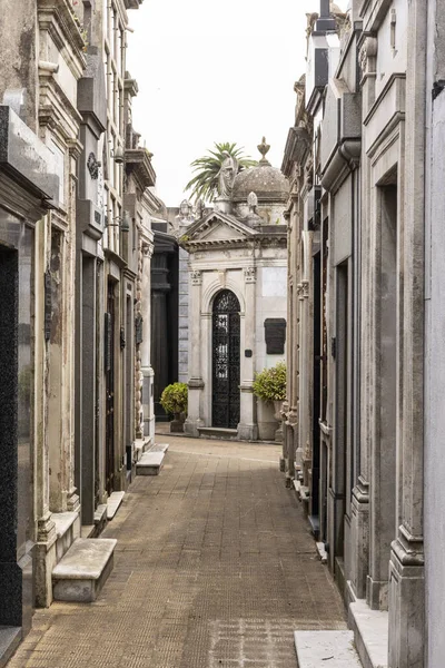 View Tombs Catacombs Recoleta Cemetery Buenos Aires Argentina — Stock Photo, Image