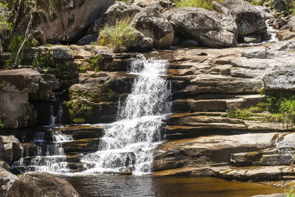 Beautiful Landscape Rainforest Waterfall Tres Picos State Park Rio Janeiro — Stock Photo, Image