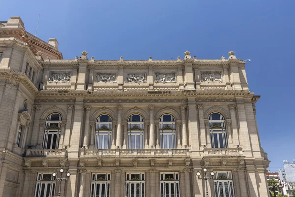 Hermosa Vista Vieja Arquitectura Histórica Edificio Teatro Centro Buenos Aires — Foto de Stock