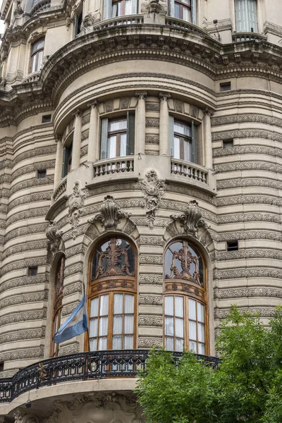 Bela Vista Para Antigo Edifício Arquitetura Histórica Centro Buenos Aires — Fotografia de Stock