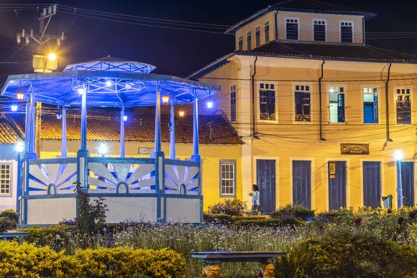 Bandstand Głównym Placu Historycznym Centrum Małej Wioski Chapada Diamantina Bahia — Zdjęcie stockowe
