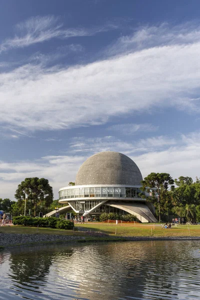 Bela Vista Para Moderno Edifício Planetário Palermo Buenos Aires Argentina — Fotografia de Stock