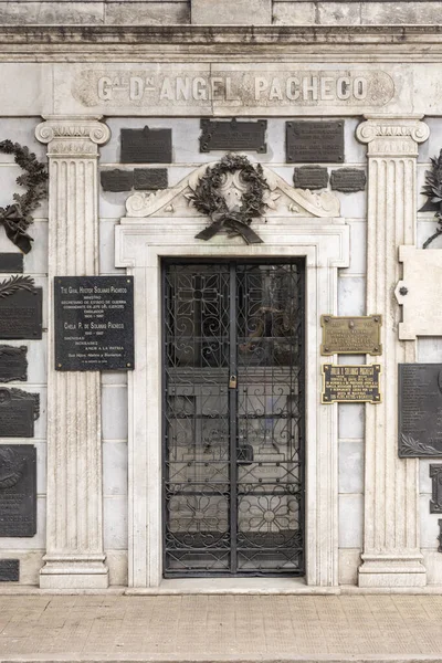 Detail Van Tombes Catacomben Prov Buenos Aires Argentinië — Stockfoto