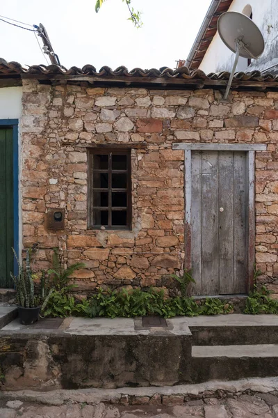 브라질 디아만티나의 마을의 거침없는 — 스톡 사진