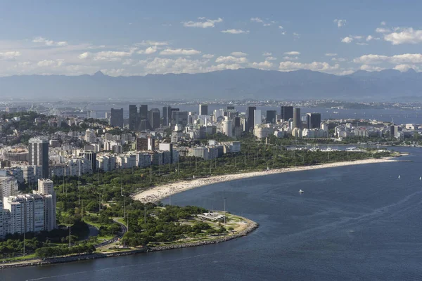 Bella Vista Dalla Sugar Loaf Mountain Alla Città Oceano Rio — Foto Stock