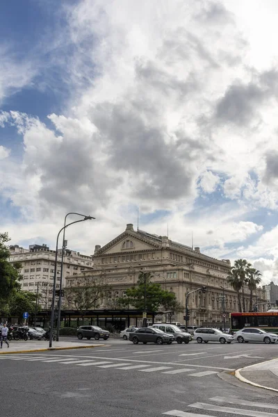 Prachtig Uitzicht Oude Historische Architectuur Theater Gebouw Het Centrum Van — Stockfoto