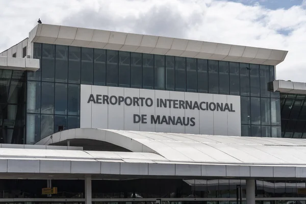 Hauptgebäude Internationalen Flughafen Manaus Eduardo Gomes Amazonas Brasilien — Stockfoto