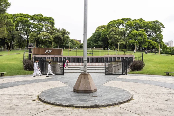 Monument Dead Malvines War San Martin Square Buenos Aires Argentina — Stock Photo, Image