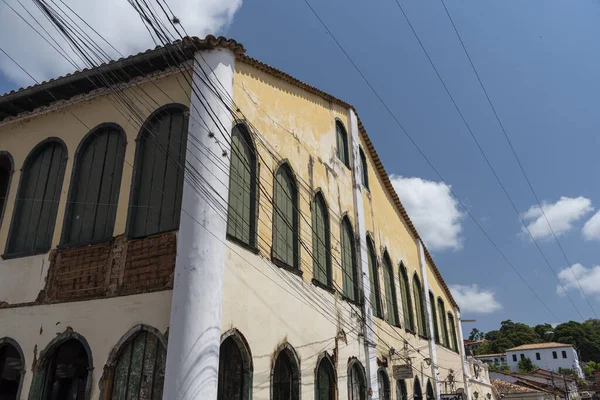 巴西巴伊亚州Chapada Diamantina小历史乡村的殖民老教堂立面 — 图库照片