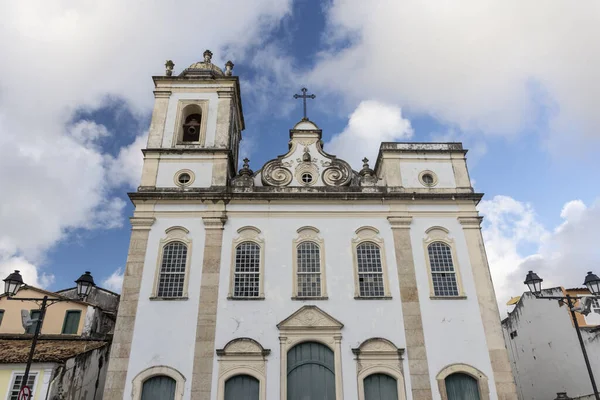 Bella Vista Sulla Chiesa Coloniale Gli Edifici Nel Centro Storico — Foto Stock