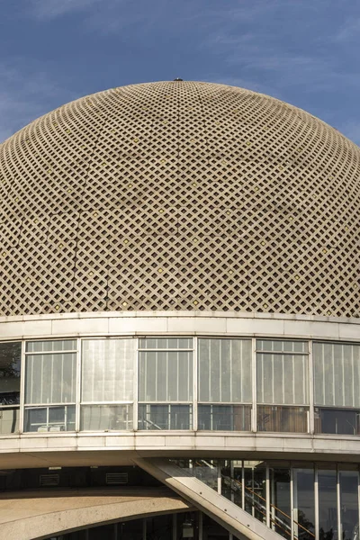 Vacker Utsikt Till Detaljer Modern Planetarium Byggnad Palermo Buenos Aires — Stockfoto