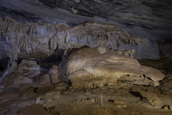 Interior Big Cave Stalactites Stalagmites Chapada Diamantina Bahia Brazil — Stock Photo, Image