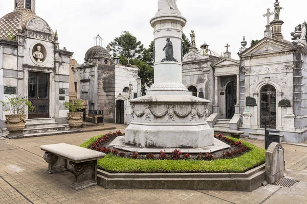 Veduta Tombe Catacombe Nel Cimitero Recoleta Buenos Aires Argentina — Foto Stock