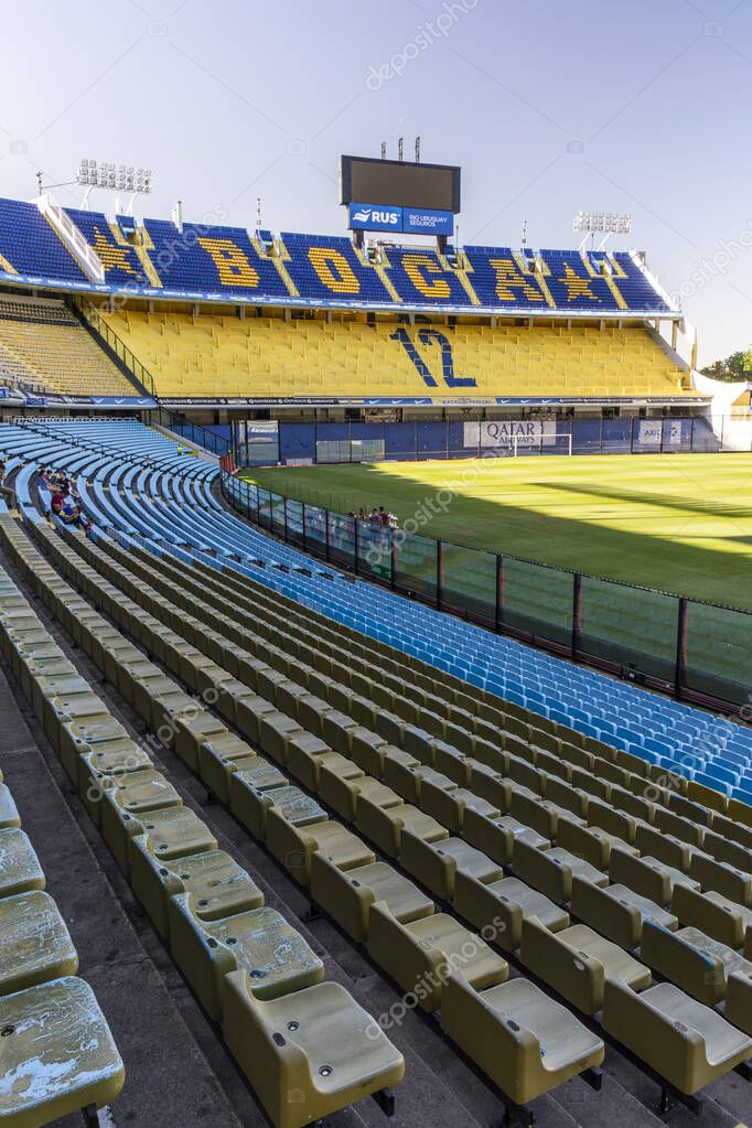 Interior Of La Bombonera Soccer Stadium Boca Juniors In La Boca Area Buenos Aires Argentina 353329128 Larastock
