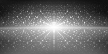 Yıldızlararası uzay arka plan. Kozmik gökada illüstrasyon. Bulutsu, stardust ve parlak parlayan yıldızlar arka plan. Gösterim amacıyla parti el ilanları, sanat, broşürler, posterler.