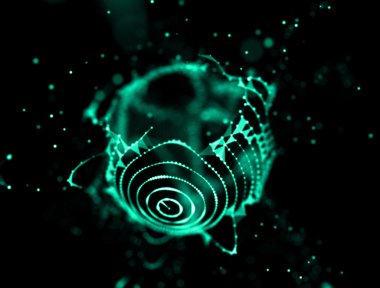 abstact mavi arka plan ateş. Patlama renk 3d çizim