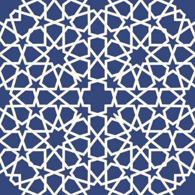 Arka plan ile İslam tarzı 3d seamless modeli