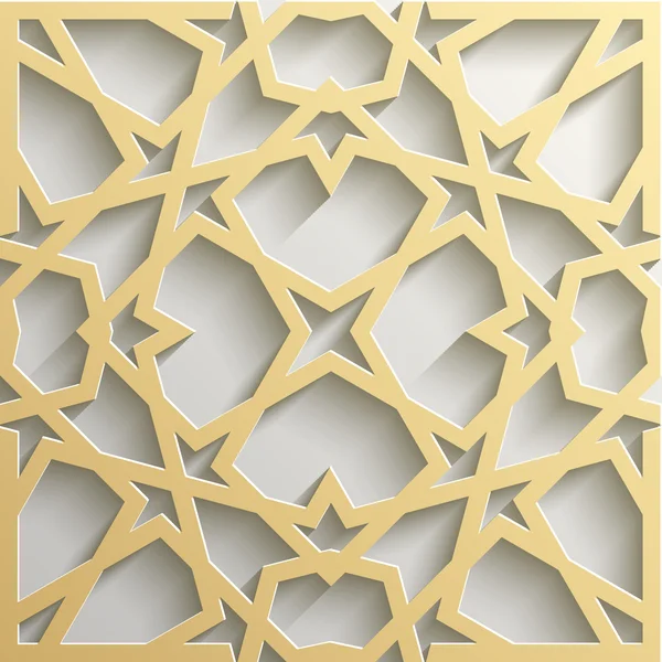 Arka plan ile İslam tarzı 3d seamless modeli