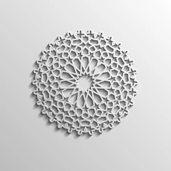 Arka plan ile İslam tarzı 3d seamless modeli