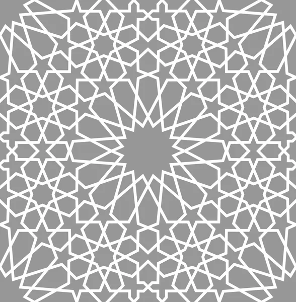Arrière-plan avec motif sans couture dans un style islamique — Image vectorielle