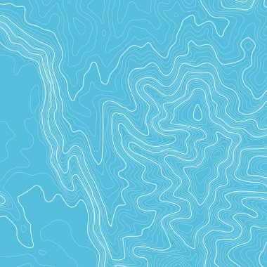 Kopyalamak için alanı olan topografik harita arkaplanı. Çizgi topoğrafya haritası arka plan, coğrafi ızgara soyut vektör çizimi. Arazi üzerinde dağ yürüyüşü patikası .