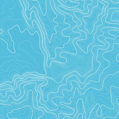 Kopyalamak için alanı olan topografik harita arkaplanı. Çizgi topoğrafya haritası arka plan, coğrafi ızgara soyut vektör çizimi. Arazi üzerinde dağ yürüyüşü patikası .