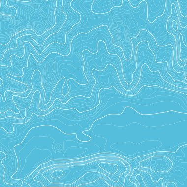 Kopyalamak için alanı olan topografik harita arkaplanı. Çizgi topoğrafya haritası arka plan, coğrafi ızgara soyut vektör çizimi. Arazi üzerinde dağ yürüyüşü patikası .