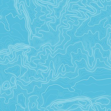 Kopyalamak için alanı olan topografik harita arkaplanı. Çizgi topoğrafya haritası arka plan, coğrafi ızgara soyut vektör çizimi. Arazi üzerinde dağ yürüyüşü patikası .