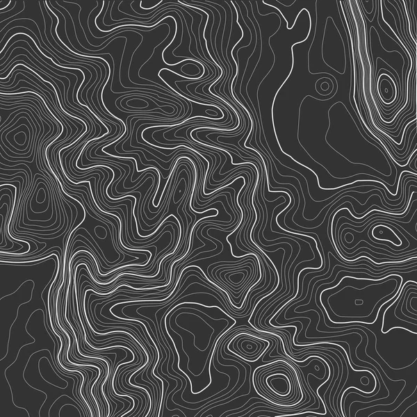 Fondo de mapa topográfico con espacio para copia. Línea topografía mapa contorno fondo, cuadrícula geográfica abstracta vector ilustración. Sendero de montaña sobre terreno . — Archivo Imágenes Vectoriales