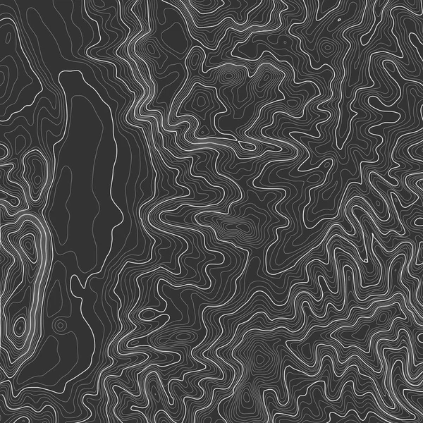 Topografischer Kartenhintergrund mit Platz zum Kopieren. Linientopographie Karte Kontur Hintergrund, geografisches Gitter abstrakte Vektorillustration. Bergwanderweg über Gelände . — Stockvektor