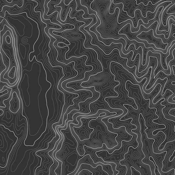 Mapa topográfico de fundo com espaço para cópia. Linha topografia mapa contorno fundo, grade geográfica ilustração vetor abstrato. Trilha de caminhadas de montanha sobre o terreno . — Vetor de Stock